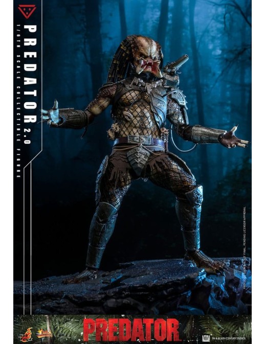 Hot Toys Movie Masterpiece Predator 2.0 Version 1/6 Scale Collectible Figure
