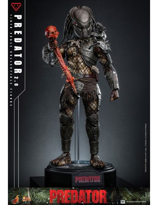 Hot Toys Movie Masterpiece Predator 2.0 Version 1/6 Scale Collectible Figure