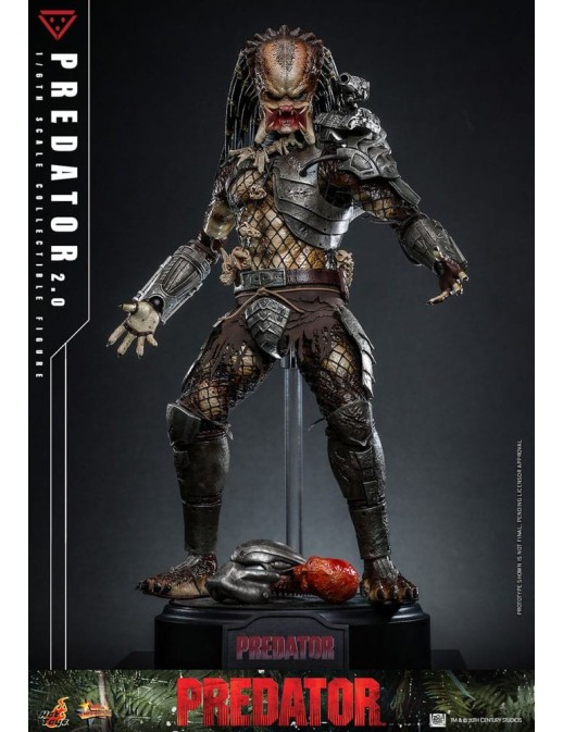 Hot Toys Movie Masterpiece Predator 2.0 Version 1/6 Scale Collectible Figure
