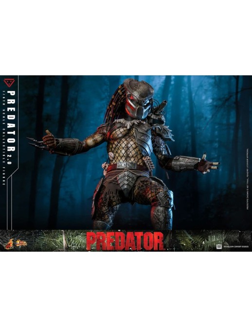 Hot Toys Movie Masterpiece Predator 2.0 Version 1/6 Scale Collectible Figure
