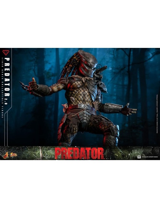 Hot Toys Movie Masterpiece Predator 2.0 Version 1/6 Scale Collectible Figure