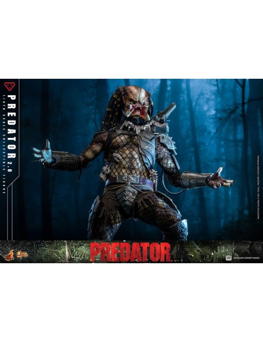 Hot Toys Movie Masterpiece Predator 2.0 Version 1/6 Scale Collectible Figure