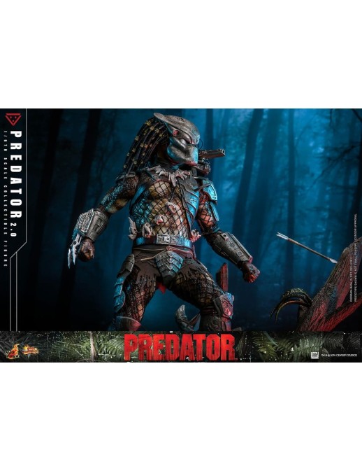 Hot Toys Movie Masterpiece Predator 2.0 Version 1/6 Scale Collectible Figure