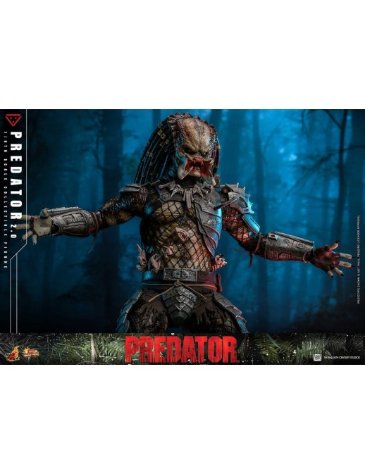 Hot Toys Movie Masterpiece Predator 2.0 Version 1/6 Scale Collectible Figure