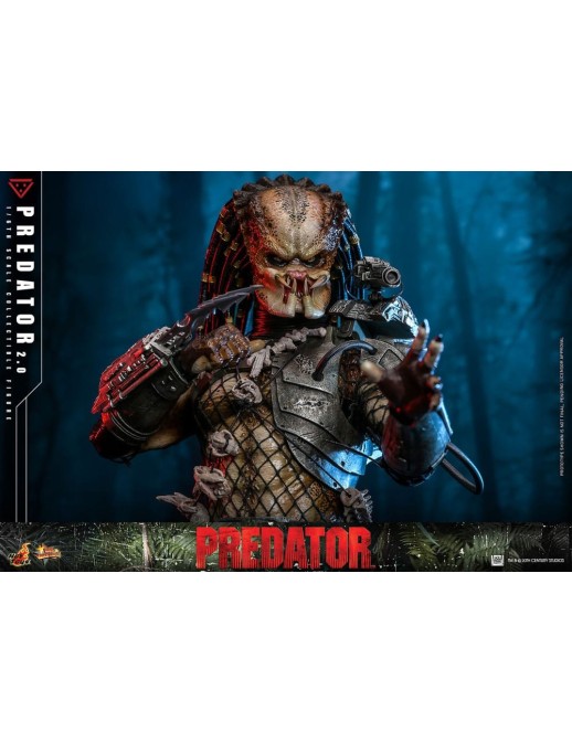 Hot Toys Movie Masterpiece Predator 2.0 Version 1/6 Scale Collectible Figure