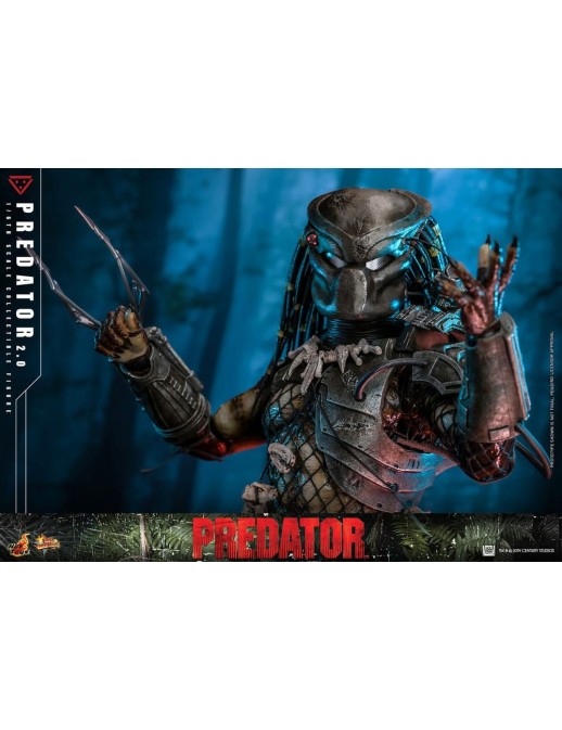 Hot Toys Movie Masterpiece Predator 2.0 Version 1/6 Scale Collectible Figure