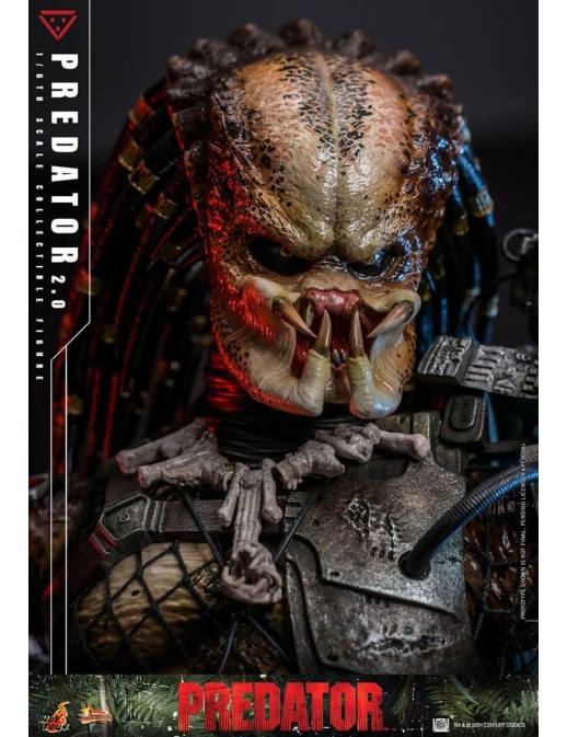 Hot Toys Movie Masterpiece Predator 2.0 Version 1/6 Scale Collectible Figure