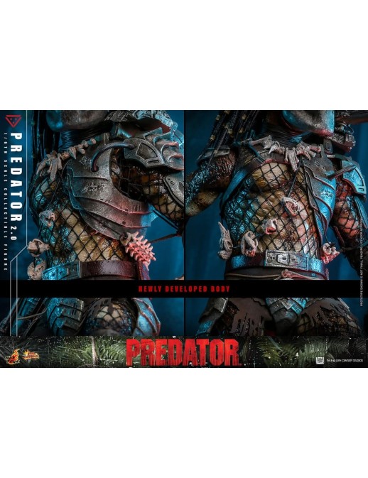 Hot Toys Movie Masterpiece Predator 2.0 Version 1/6 Scale Collectible Figure