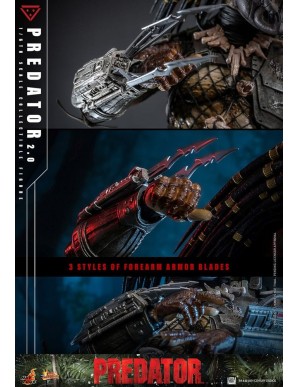 Hot Toys Movie Masterpiece Predator 2.0 Version 1/6 Scale Collectible Figure