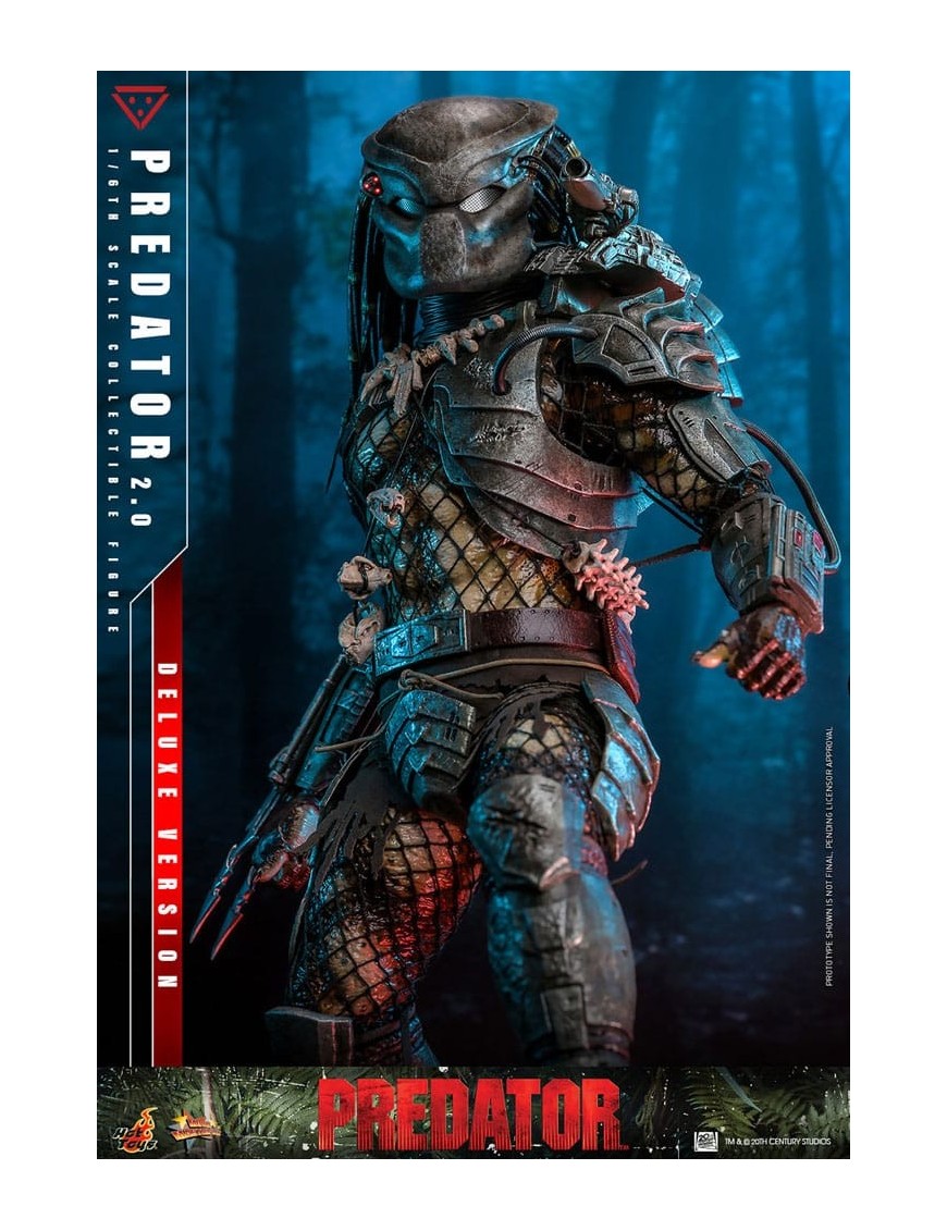 Hot Toys Movie Masterpiece Predator 2.0 Version 1/6 Scale Collectible Figure Deluxe Edition Hot Toys Movie Masterpiece Predator 2.0 Version 1/6 Scale Collectible Figure Deluxe Edition