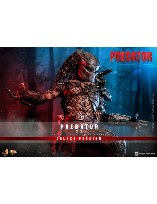 Hot Toys Movie Masterpiece Predator 2.0 Version 1/6 Scale Collectible Figure Deluxe Edition