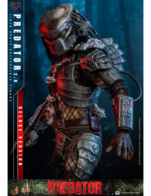 Hot Toys Movie Masterpiece Predator 2.0 Version 1/6 Scale Collectible Figure Deluxe Edition