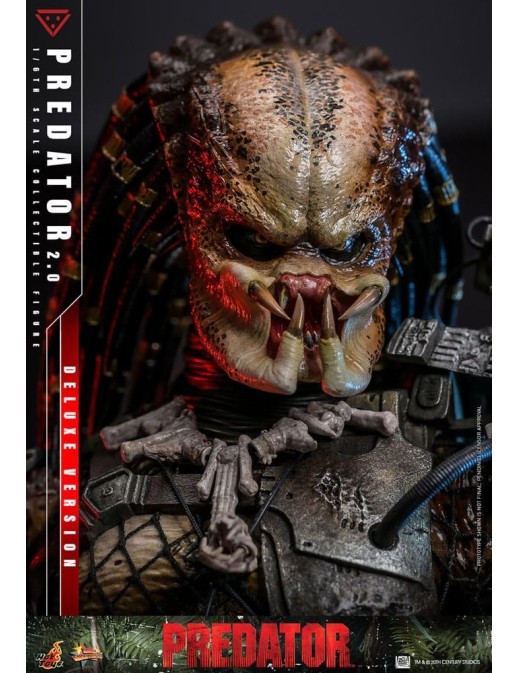 Hot Toys Movie Masterpiece Predator 2.0 Version 1/6 Scale Collectible Figure Deluxe Edition