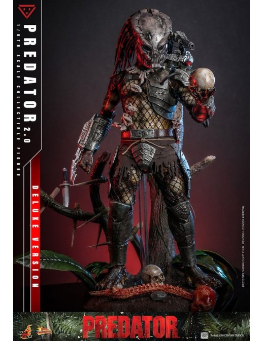 Hot Toys Movie Masterpiece Predator 2.0 Version 1/6 Scale Collectible Figure Deluxe Edition