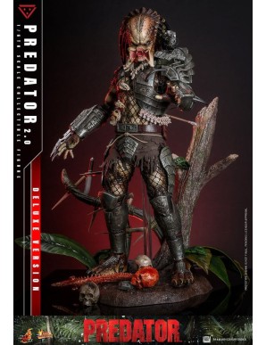 Hot Toys Movie Masterpiece Predator 2.0 Version 1/6 Scale Collectible Figure Deluxe Edition