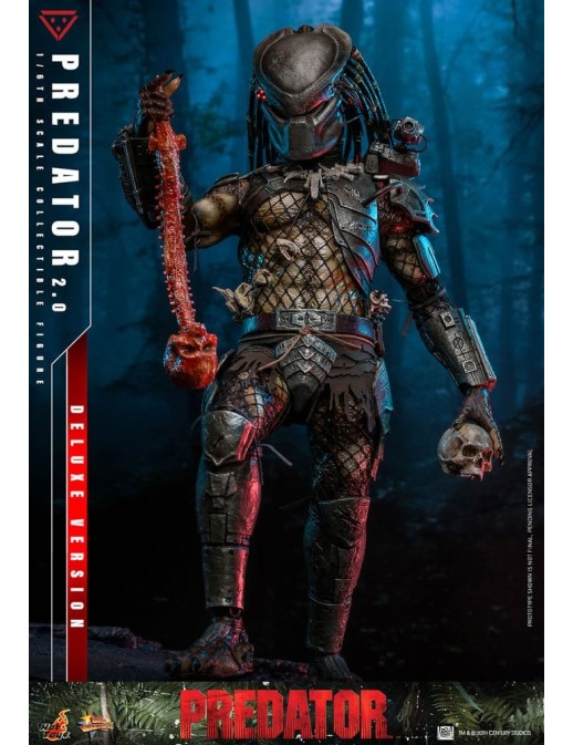 Hot Toys Movie Masterpiece Predator 2.0 Version 1/6 Scale Collectible Figure Deluxe Edition