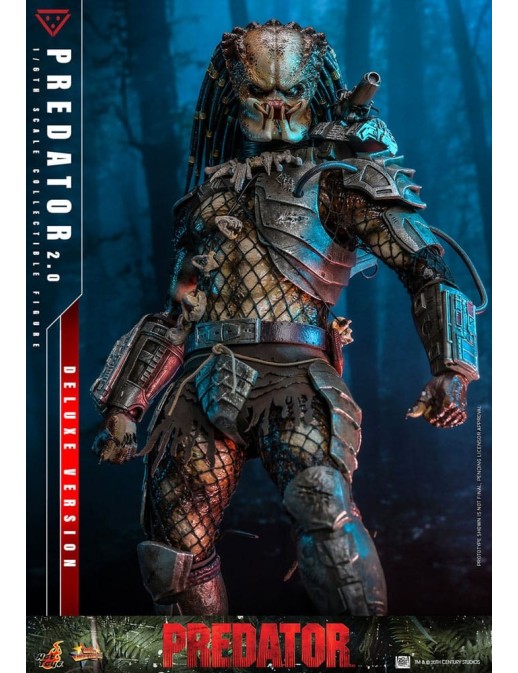 Hot Toys Movie Masterpiece Predator 2.0 Version 1/6 Scale Collectible Figure Deluxe Edition