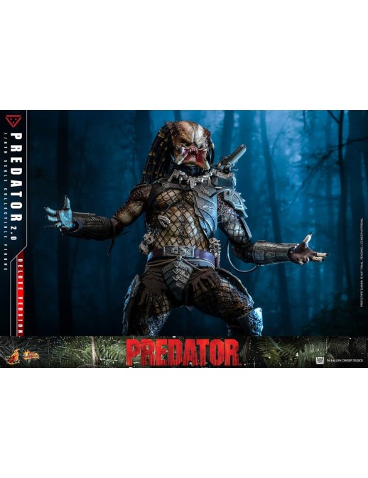 Hot Toys Movie Masterpiece Predator 2.0 Version 1/6 Scale Collectible Figure Deluxe Edition