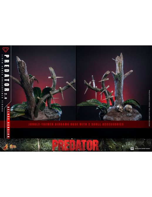 Hot Toys Movie Masterpiece Predator 2.0 Version 1/6 Scale Collectible Figure Deluxe Edition