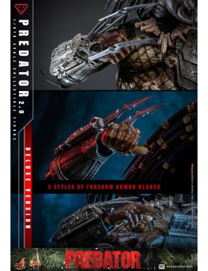 Hot Toys Movie Masterpiece Predator 2.0 Version 1/6 Scale Collectible Figure Deluxe Edition
