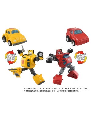 Hasbro Transformers Missing Link C-09 Bumblebee & Cliffjumper