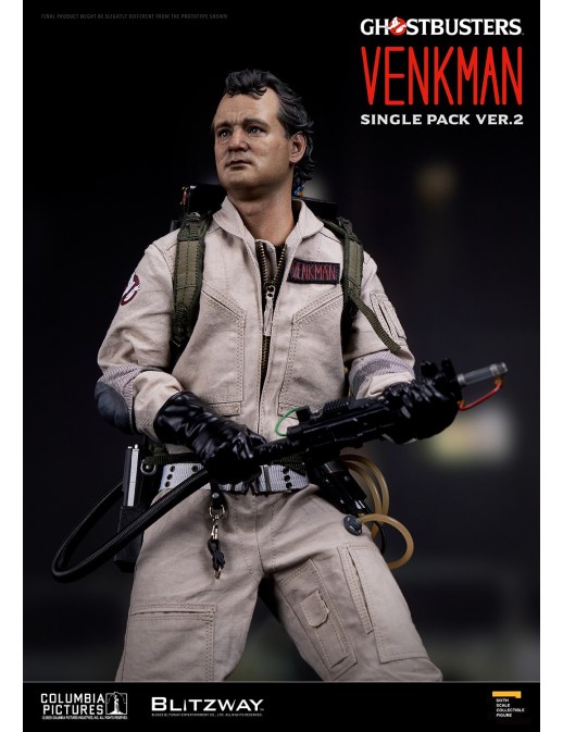 Blitzway Ghostbusters Premium UMS Dr. Peter Venkman Version 2 1/6 Scale Action Figure