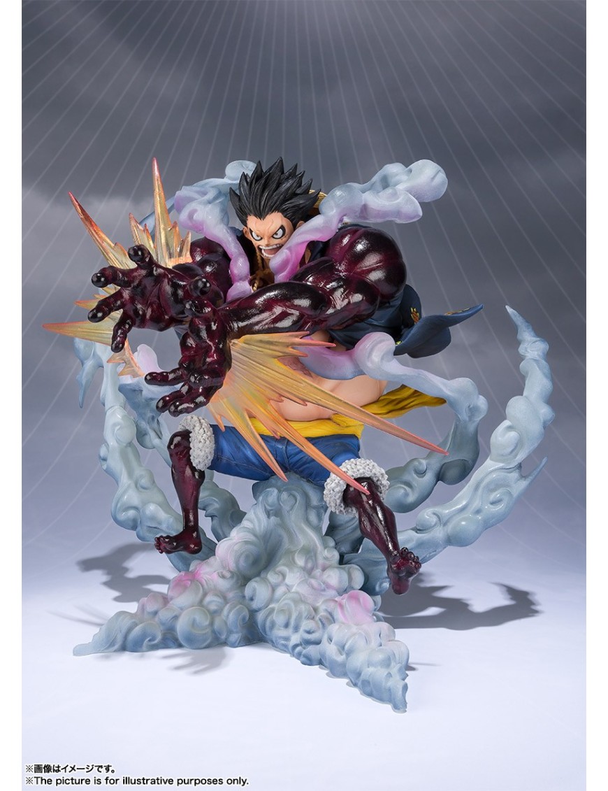 Bandai Figuarts Zero One Piece Monkey D. Luffy Gear 4th Leo Bazooka Bandai Figuarts Zero One Piece Monkey D. Luffy Gear 4th Leo Bazooka