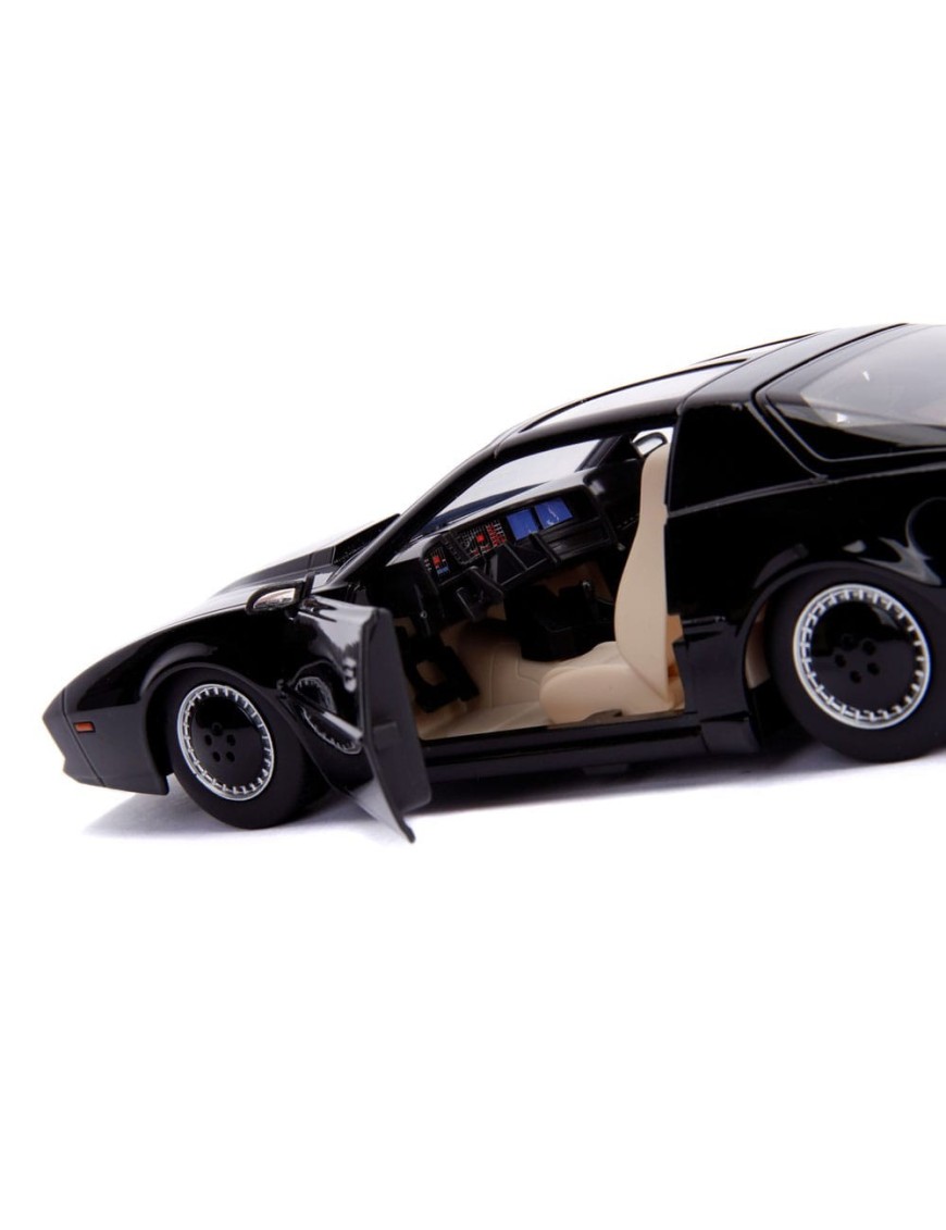 Jada Toys Diecast Model 1/24 Scale Knight Rider Pontiac Firebird KITT with Light-Up Function