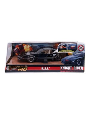 Jada Toys Diecast Model 1/24 Scale Knight Rider Pontiac Firebird KITT with Light-Up Function