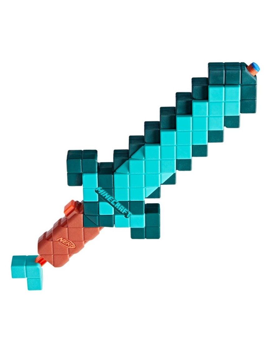 Hasbro Minecraft NERF Dart-Firing Diamond Sword Hasbro Minecraft NERF Dart-Firing Diamond Sword