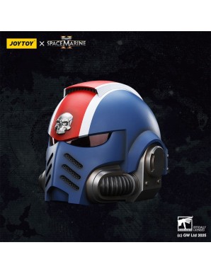 Joy Toy Warhammer 40,000 Space Marine 2 Ultramarines Lieutenant Titus Helmet Replica