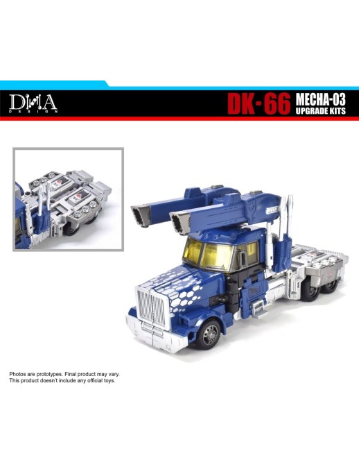 DNA Design DK-66 Upgrade Kit for Optimus Prime Type MFS-3