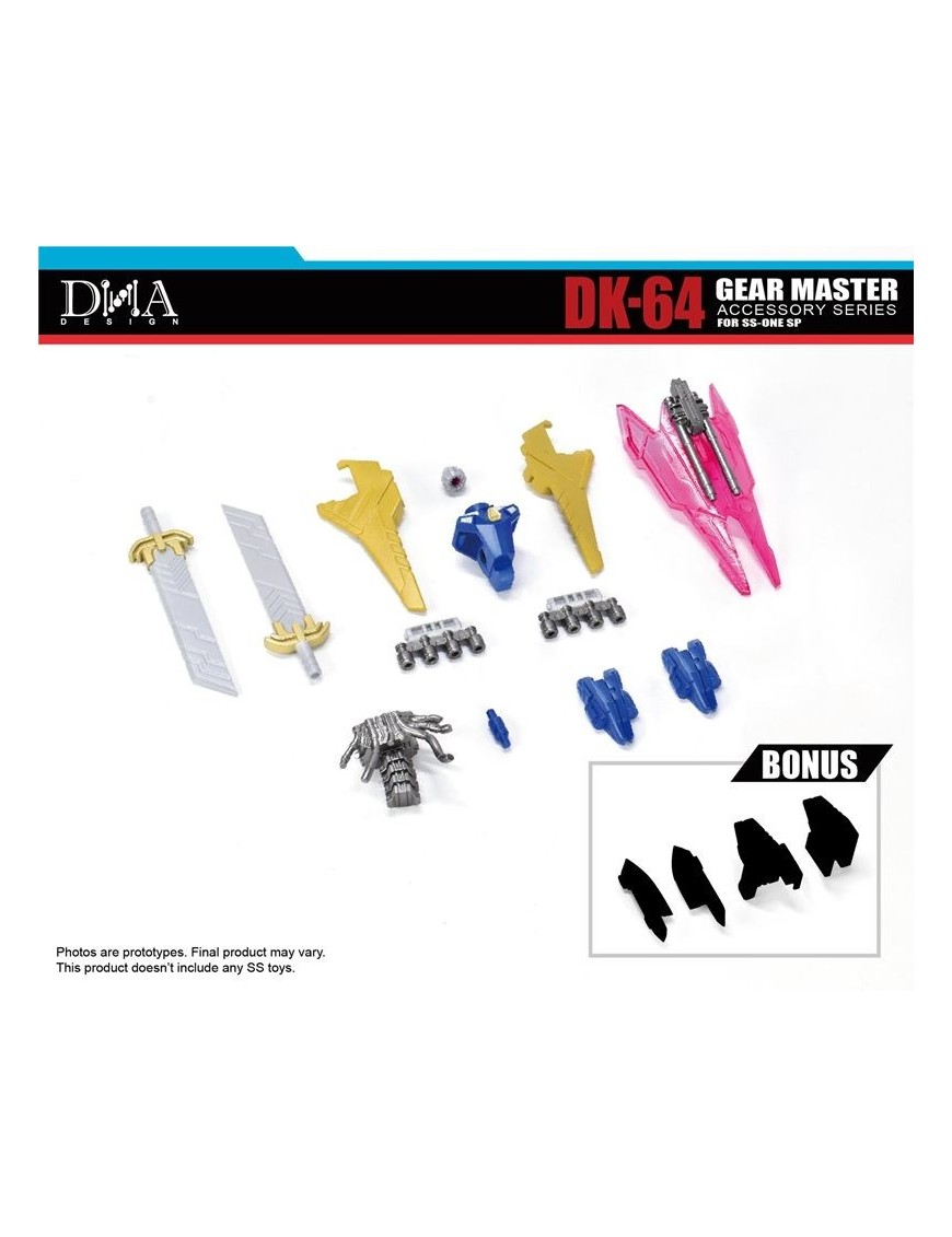 DNA Design DK-64 Upgrade Kit for Transformers One Studio Series Voyager Class Sentinel Prime