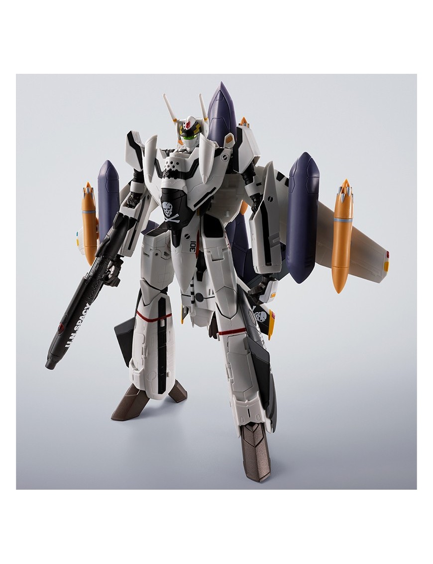 Bandai Hi-Metal R Macross Zero VF-0S Phoenix + QF-2200D-B Ghost Roy Focker Custom