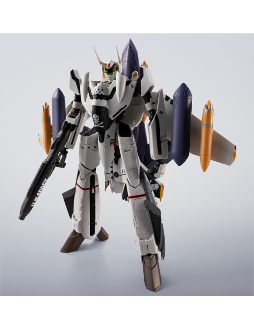 Bandai Hi-Metal R Macross Zero VF-0S Phoenix + QF-2200D-B Ghost Roy Focker Custom