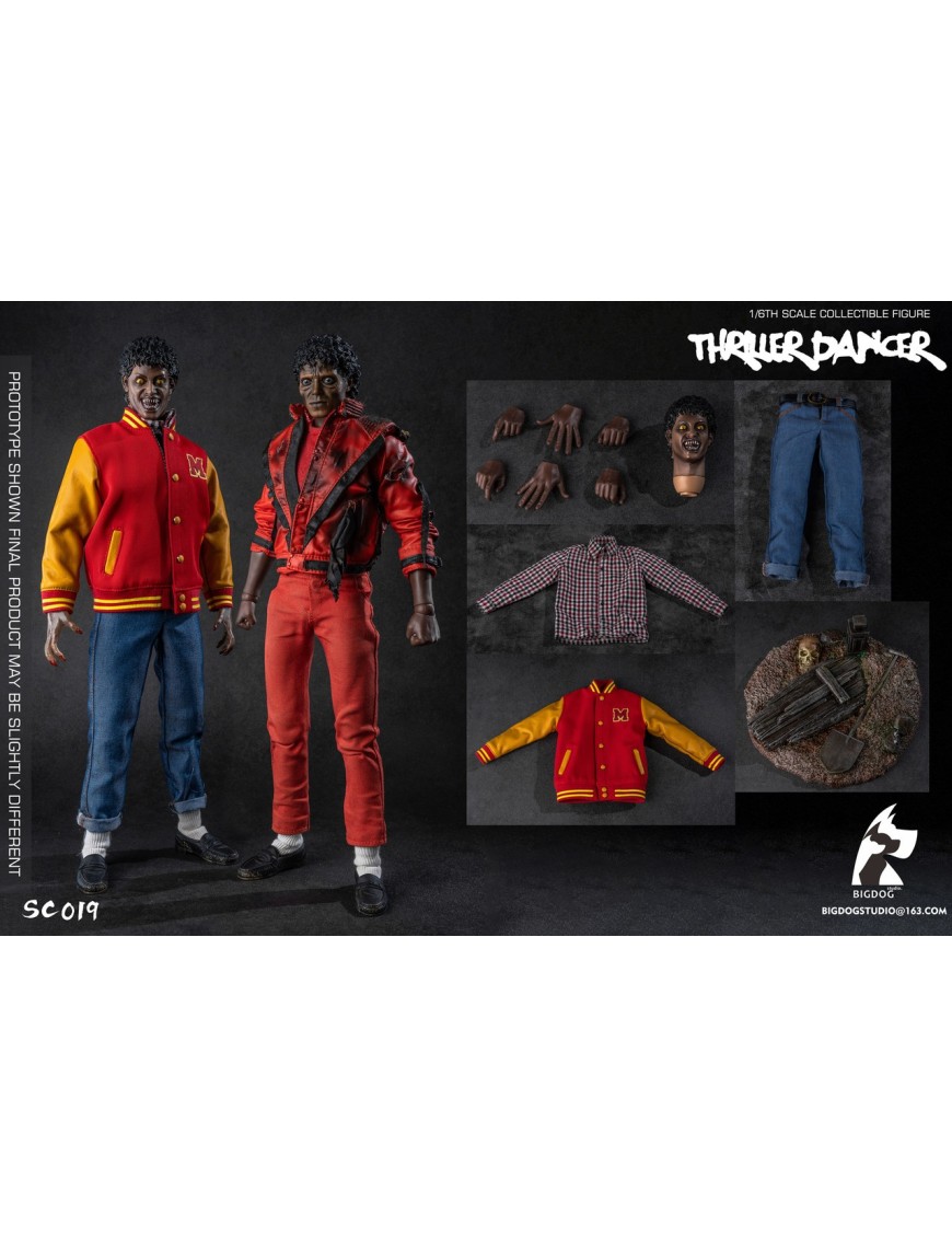 BIGDOG Studio Thriller Michael Jackson Dancer Double Pack 1/6 Scale Figure