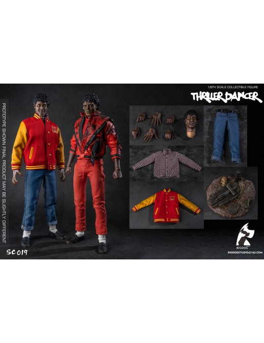 BIGDOG Studio Thriller Michael Jackson Dancer Double Pack 1/6 Scale Figure