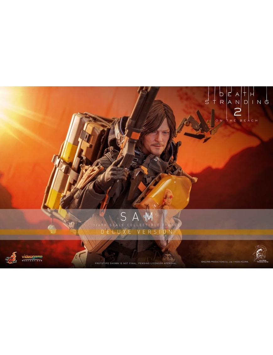 Hot Toys Videogame Masterpiece Death Stranding 2: On The Beach Sam Porter Bridges 1/6 Scale Collectible Figure Deluxe Version Hot Toys Videogame Masterpiece Death Stranding 2: On The Beach Sam Porter Bridges 1/6 Scale Collectible Figure Deluxe Version