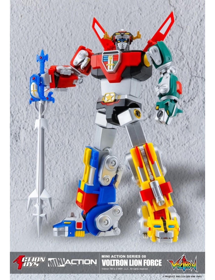 Action Toys Super Robot Mini Action Series MA-08 Voltron Lion Force Action Toys Super Robot Mini Action Series MA-08 Voltron Lion Force
