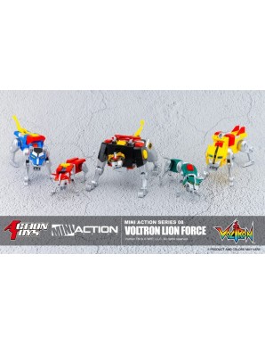 Action Toys Super Robot Mini Action Series MA-08 Voltron Lion Force HK Limited Edition