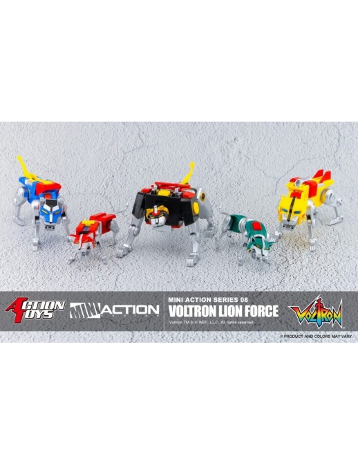 Action Toys Super Robot Mini Action Series MA-08 Voltron Lion Force HK Limited Edition