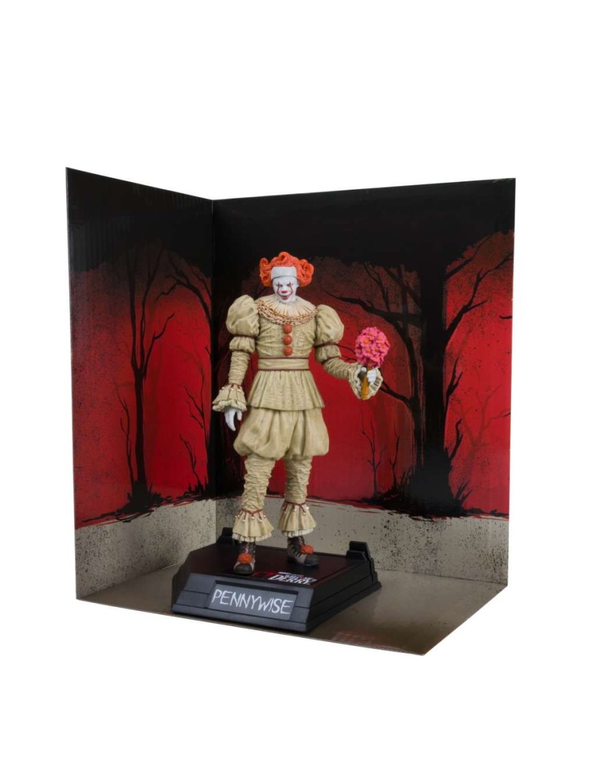 Mc Farlane Toys IT Movie Maniacs Pennywise Flashback Welcome to Derry Gold Label Mc Farlane Toys IT Movie Maniacs Pennywise Flashback Welcome to Derry Gold Label