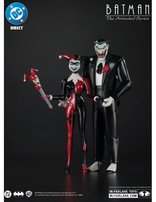 McFarlane DC Direct Batman The Animated Series Harley Quinn & Joker Mad Love