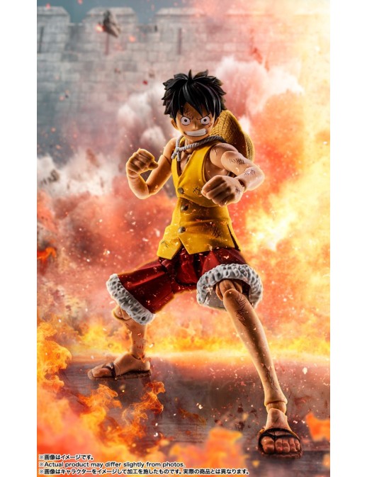 Bandai S.H. Figuarts One Piece Monkey D. Luffy Marineford