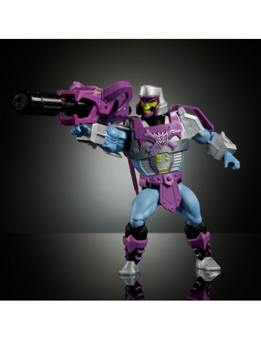 Mattel Masters of the Universe X Transformers Skeletor Megatron Armor