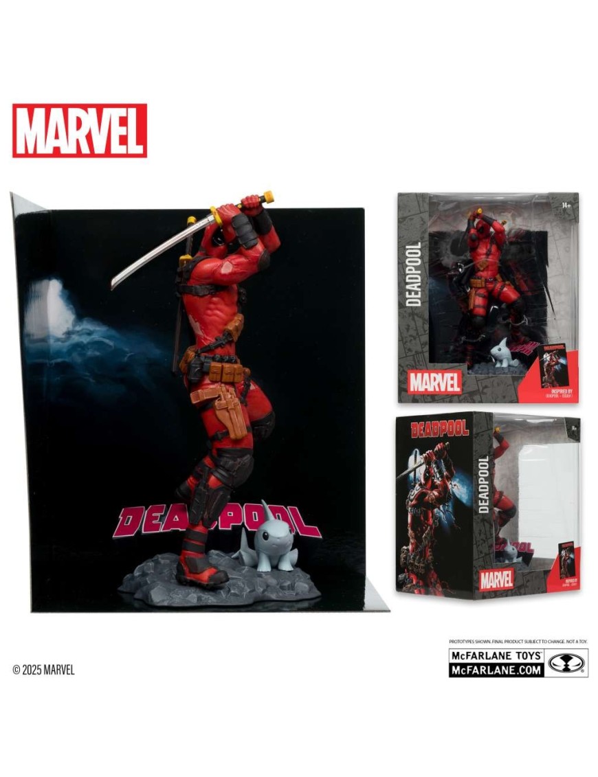 Mc Farlane Toys Marvel Comics Deadpool 1 1/10 Scale Statue Mc Farlane Toys Marvel Comics Deadpool 1 1/10 Scale Statue