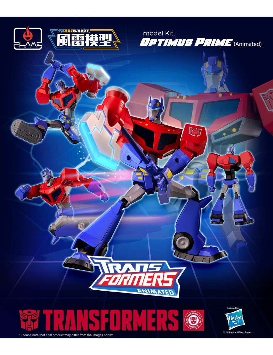 Flame Toys Model Kit Series Transformers Animated Optimus Prime Flame Toys Model Kit Series Transformers Animated Optimus Prime