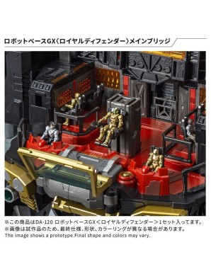 Takara Tomy Diaclone Reboot DA-120 Robot Base GX Royal Defender