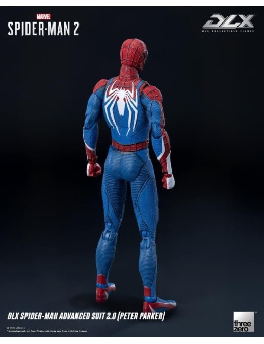Threezero Marvel's Spider-Man 2 DLX Collectible Figure Spider-Man Advanced Suit 2.0
