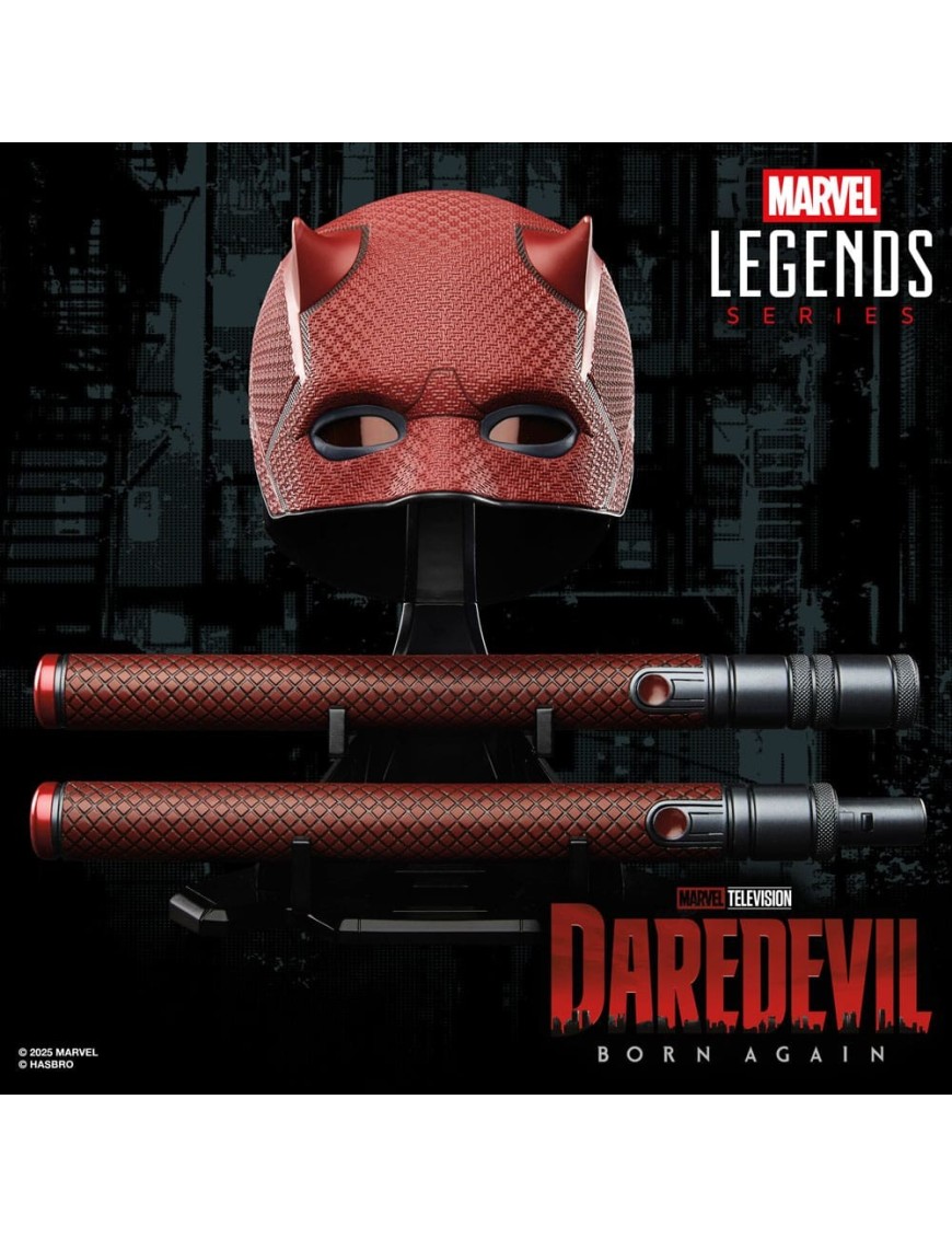 Hasbro Marvel Legends Daredevil Born Again Daredevil Wearable Mask Hasbro Marvel Legends Daredevil Born Again Daredevil Wearable Mask